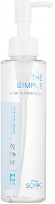 Очищающее гидрофильное масло, 150 мл. Scinic The Simple Light Cleansing Oil