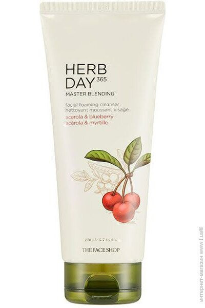 Herb Day 365 Foaming Cleanser Acerola & Blueberry