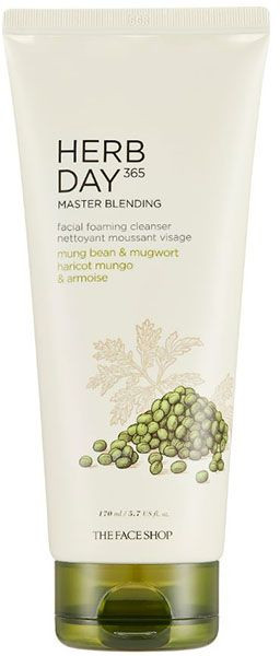 The Face Shop Herb Day 365 Foaming Cleanser Mung Bean & Mugwort